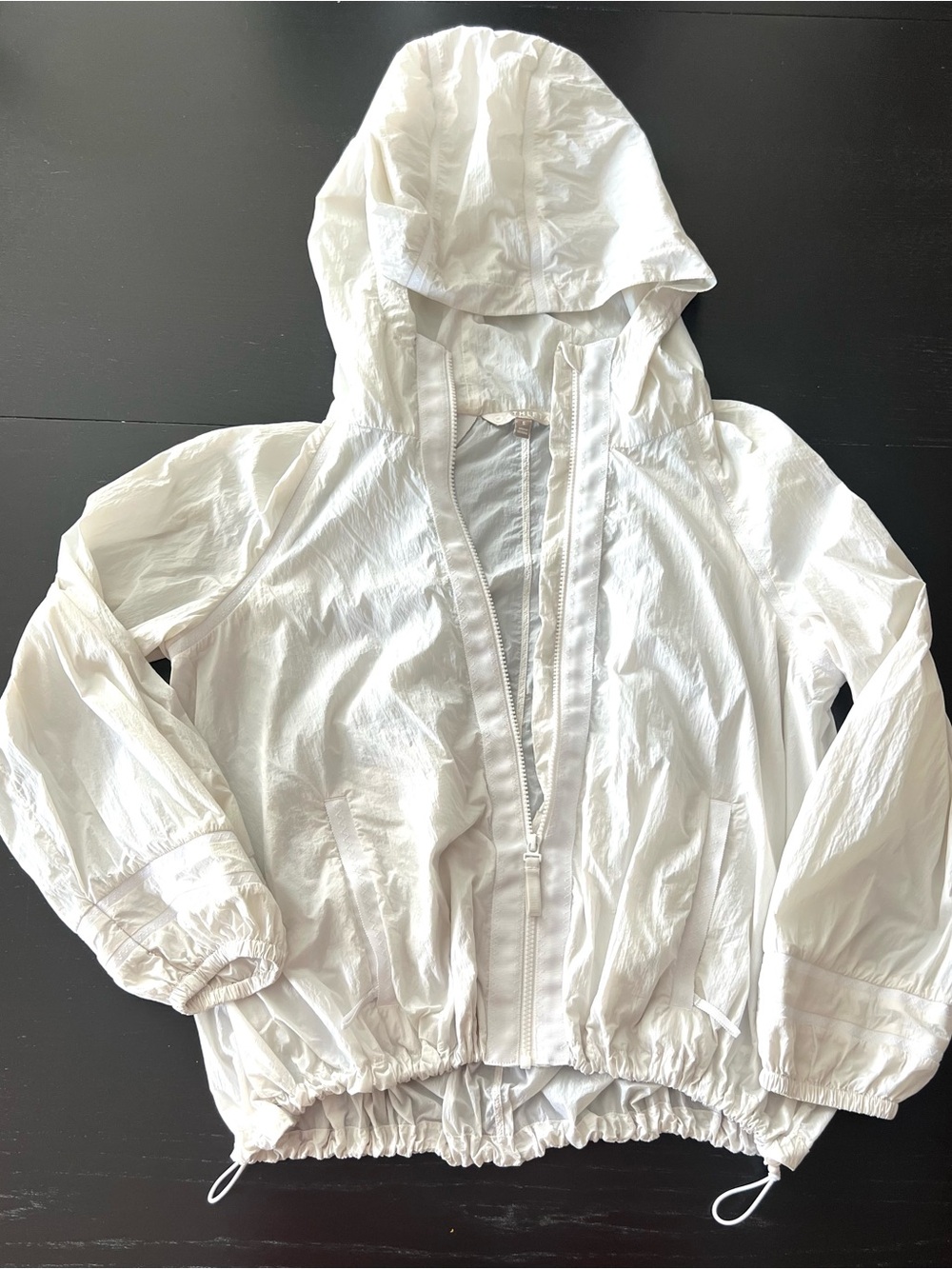 White Athleta Windbreaker